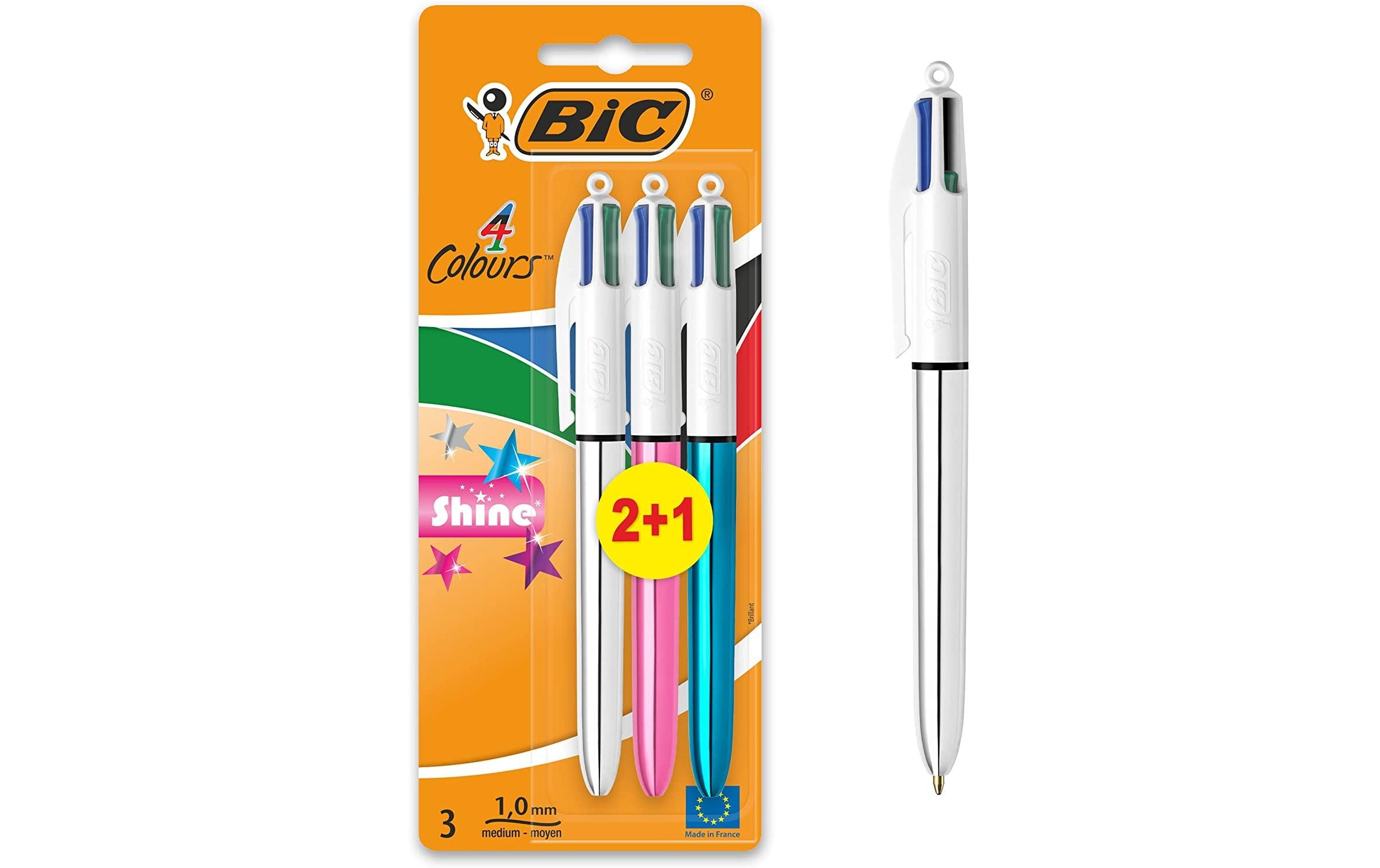 BIC Mehrfarbenkugelschreiber 4 Colours Original 3 Stk. BIC Mehrfarbenkugelschreiber 4 Colours Original 3 Stk.