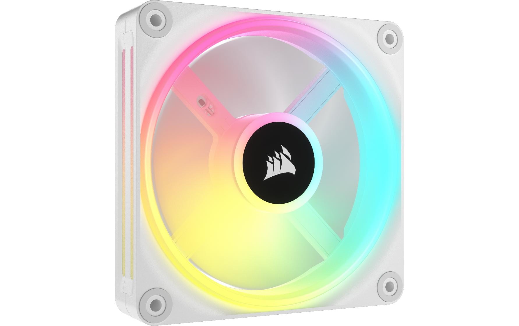 Corsair PC-Lüfter iCUE QX120 RGB Expansion Kit Weiss