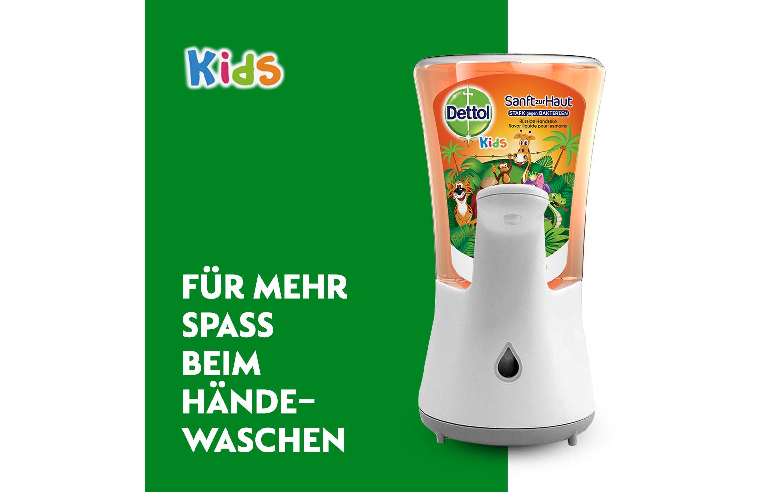 Dettol No-Touch KIDS Seifenspender Spassmacher 250 ml Dettol No-Touch KIDS Seifenspender Spassmacher 250 ml