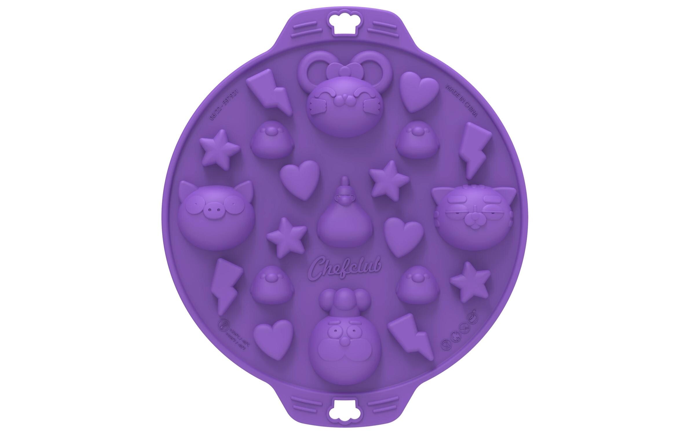 Chefclub Schokoladenform Lila