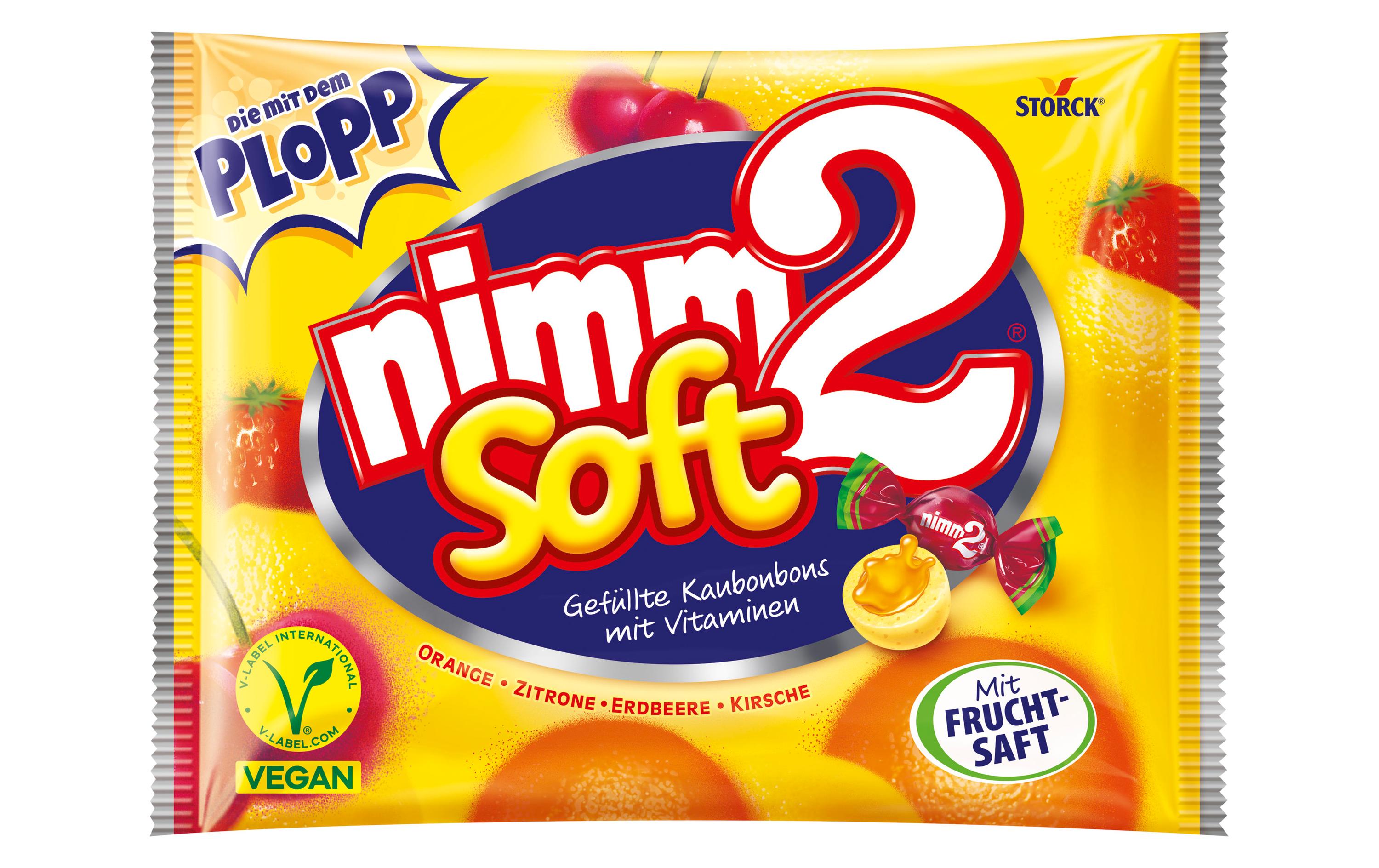 Storck Kaubonbon Nimm2 soft Fruchtmix 800 g