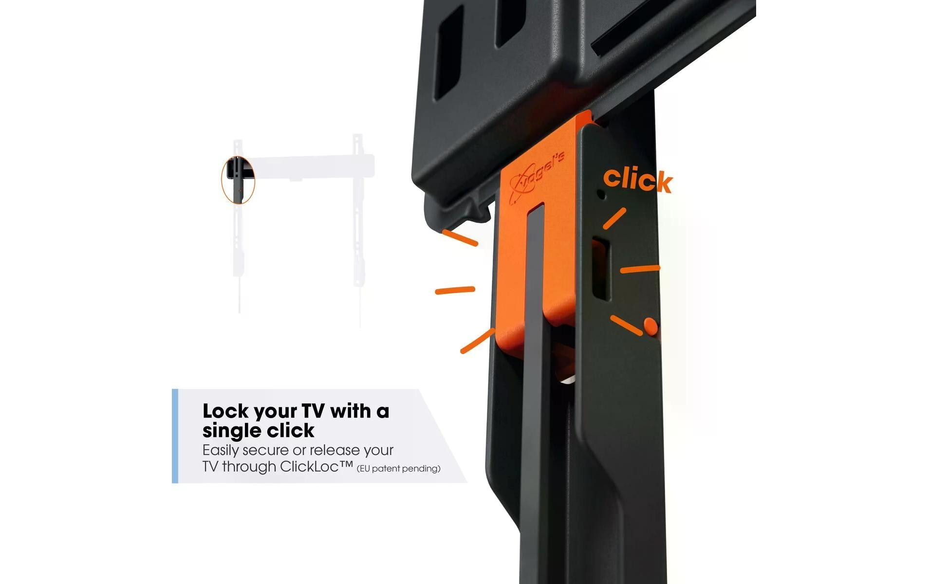 Vogel's Wandhalterung TVM 3615 Schwarz Vogel's Wandhalterung TVM 3615 Schwarz