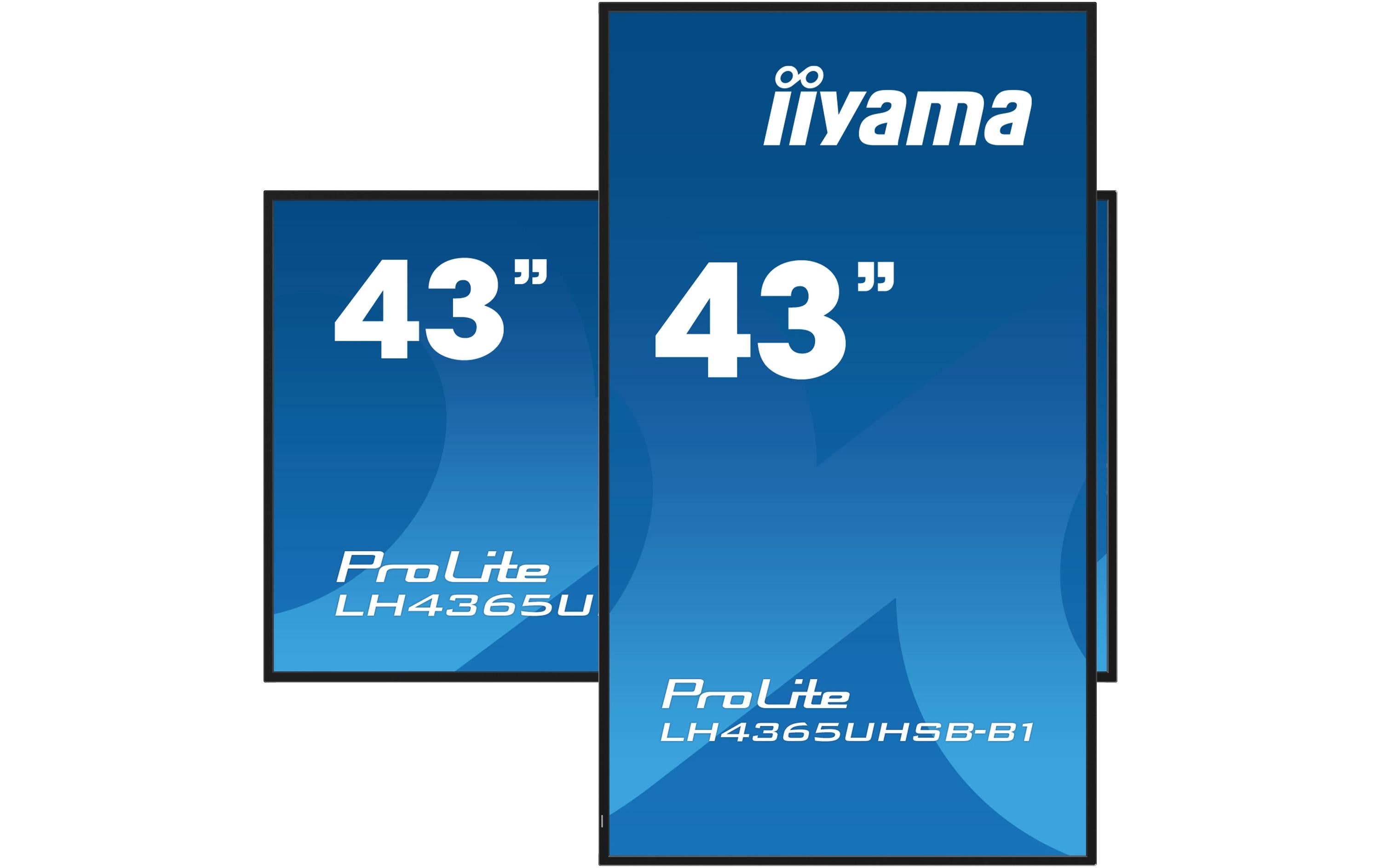 iiyama Public Display LH4365UHSB-B1 42.5 iiyama Public Display LH4365UHSB-B1 42.5