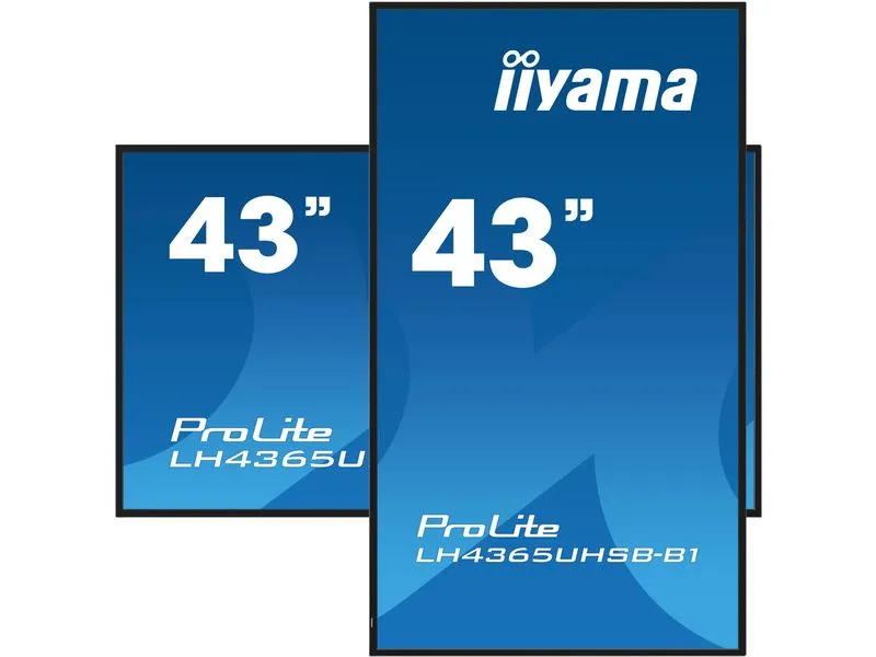 iiyama Public Display LH4365UHSB-B1 42.5 iiyama Public Display LH4365UHSB-B1 42.5