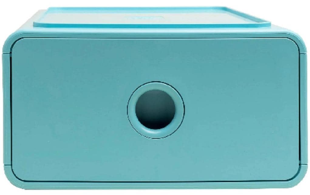 Exacompta Schubladenbox Tiny Box Skandi, 1 Schublade, A5+, Frostblau