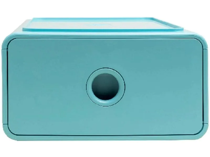 Exacompta Schubladenbox Tiny Box Skandi, 1 Schublade, A5+, Frostblau Exacompta Schubladenbox Tiny Box Skandi, 1 Schublade, A5+, Frostblau