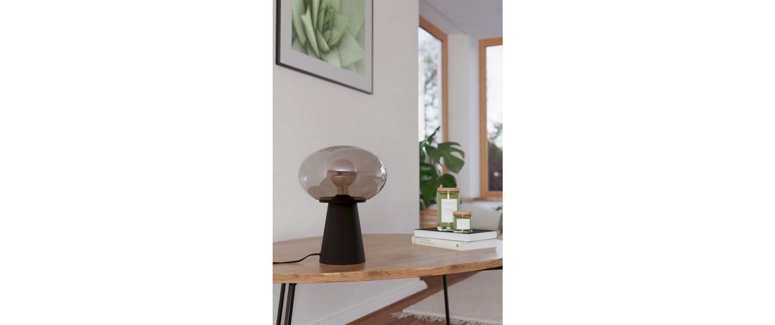 EGLO Leuchten Tischleuchte MADONNINA gross, schwarz exkl. E27 1x40W