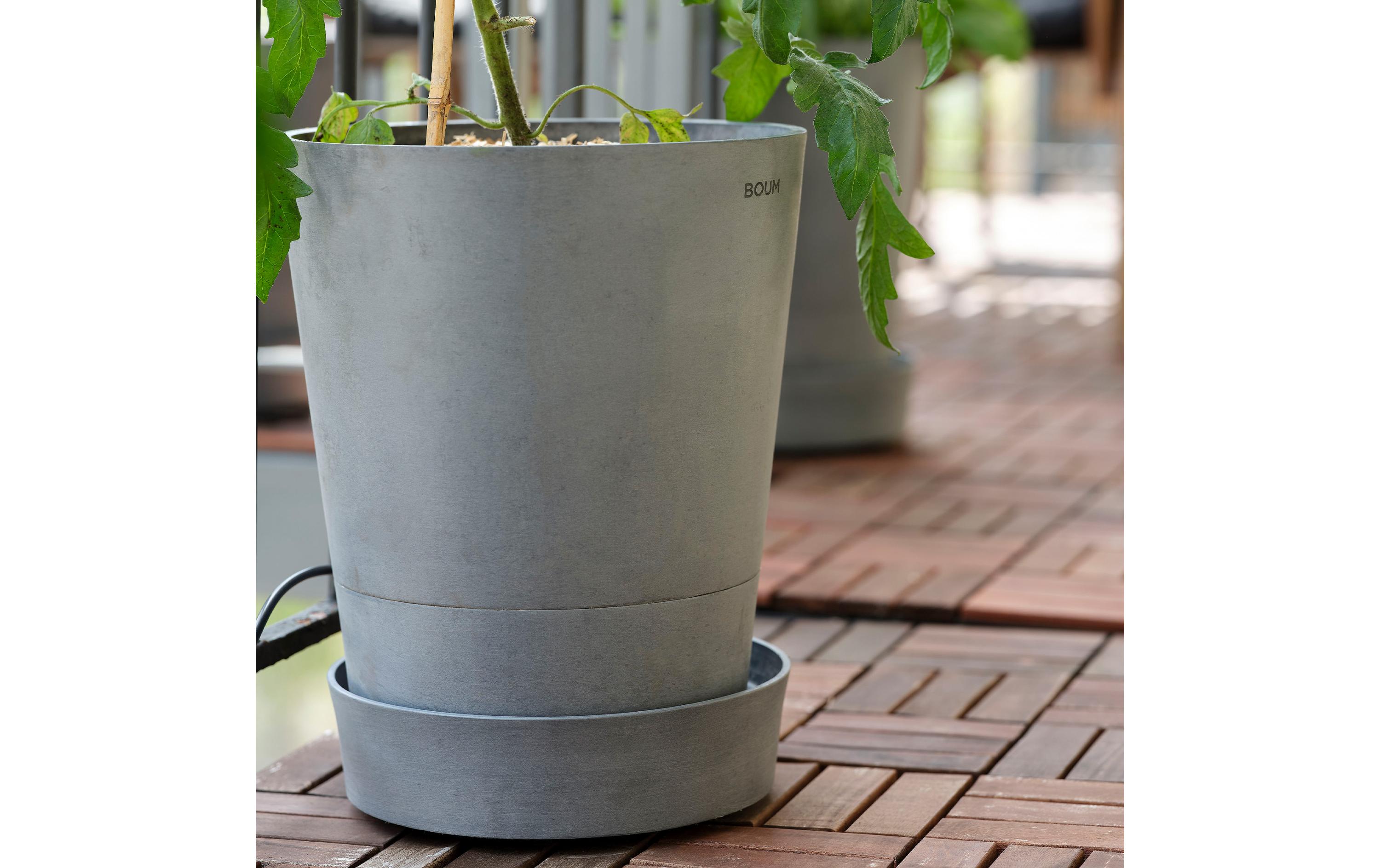 Boum Pflanzentopf 15 l Grau