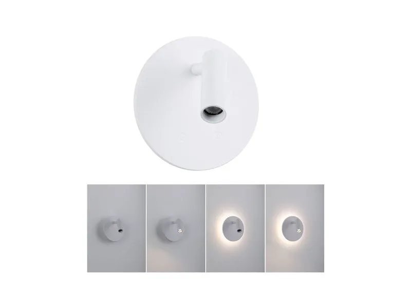 Paulmann LED Akkuwandleuchte Kiora 2700K dimmbar Weiss