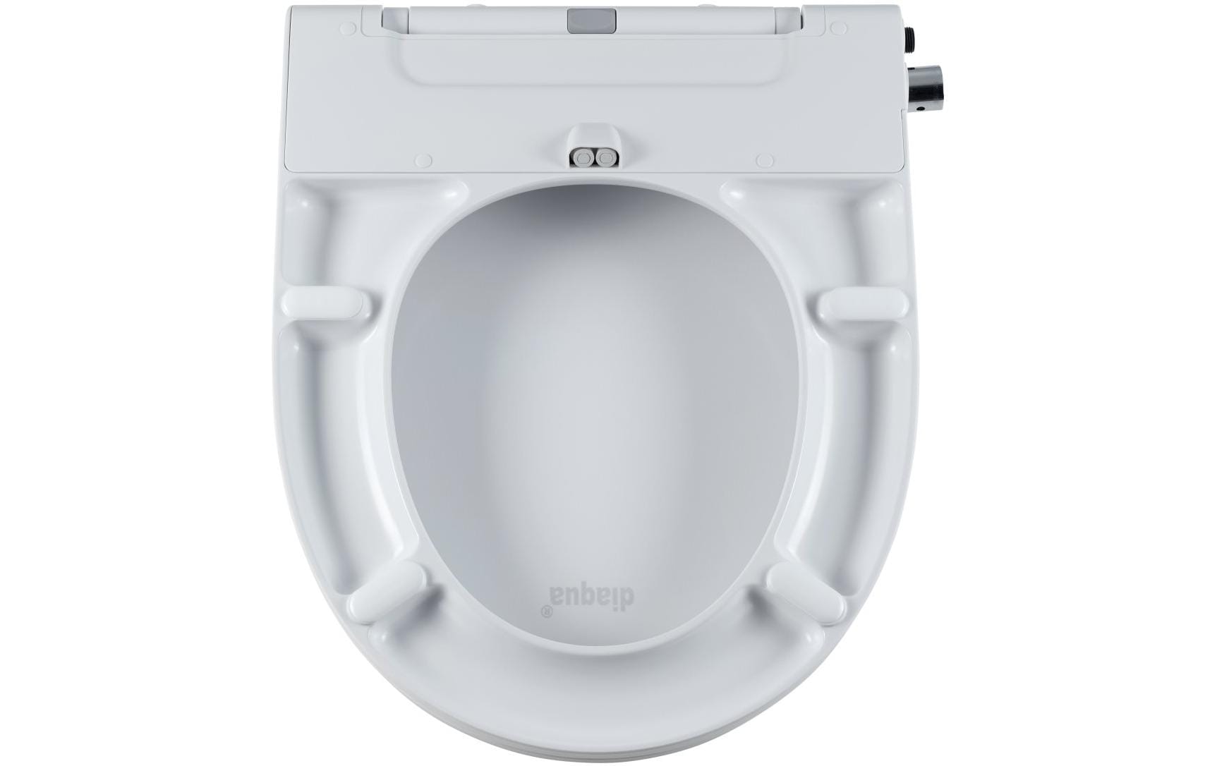 diaqua® Toilettensitz Lavalino mit Duschfunktion, Weiss