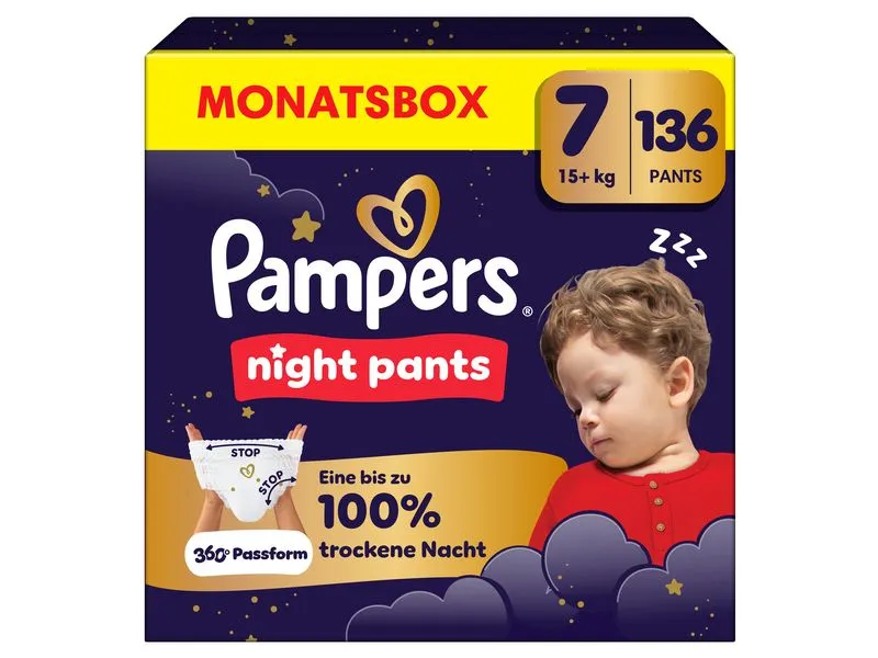 Pampers Baby Dry Night Pants Grösse 7 Pampers Baby Dry Night Pants Grösse 7