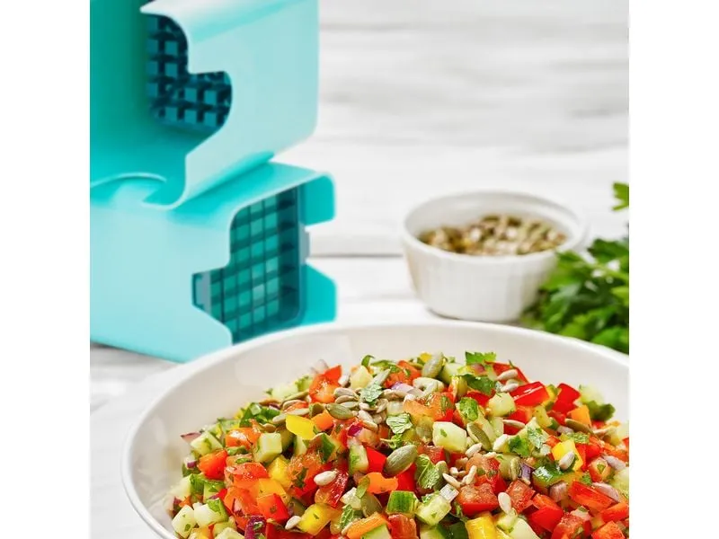 Genius Gemüseschneider Nicer Dicer Minis Set 13-teilig, Türkis Genius Gemüseschneider Nicer Dicer Minis Set 13-teilig, Türkis