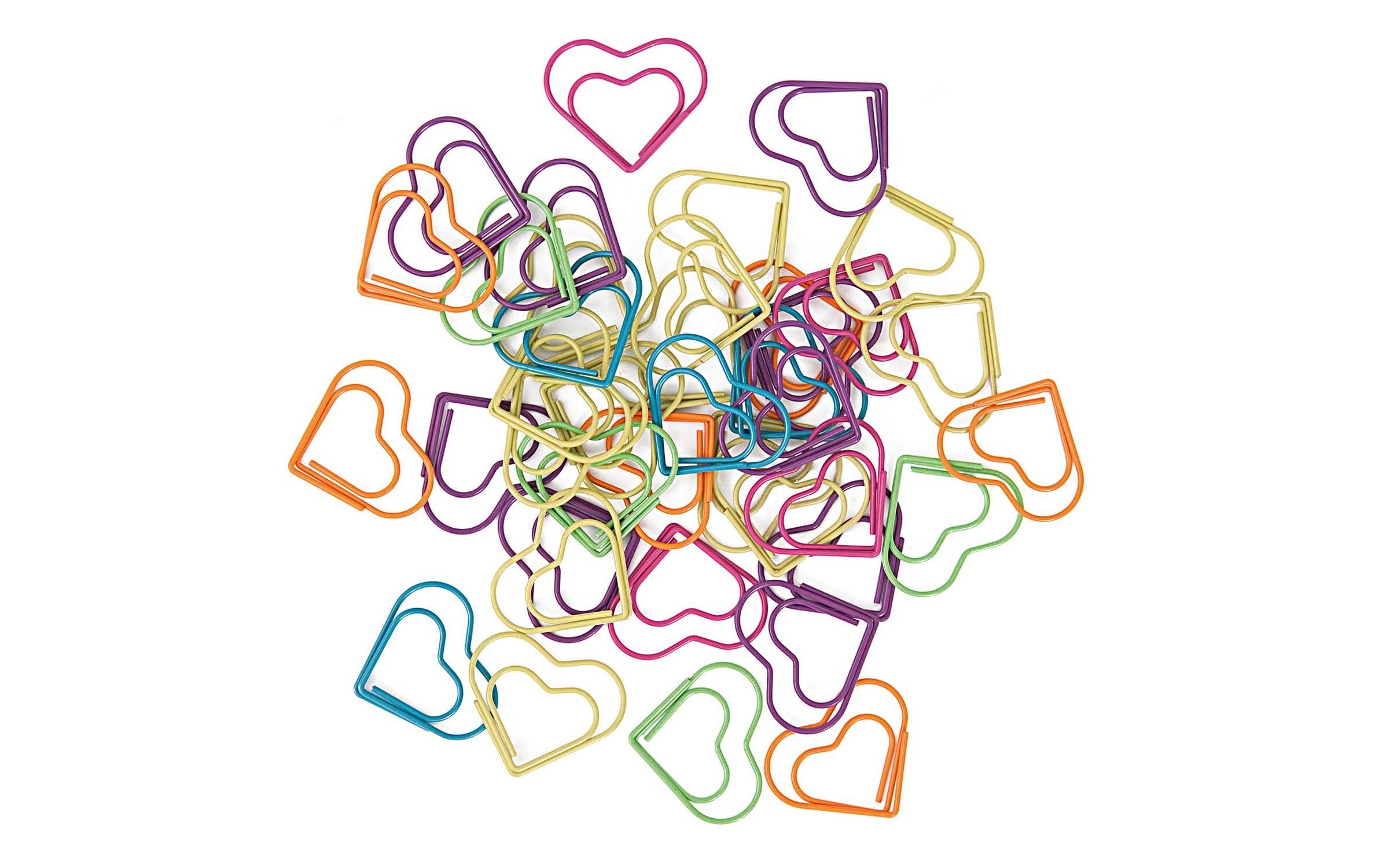 Rico Design Büroklammer Herzen 30 Stück Rico Design Büroklammer Herzen 30 Stück