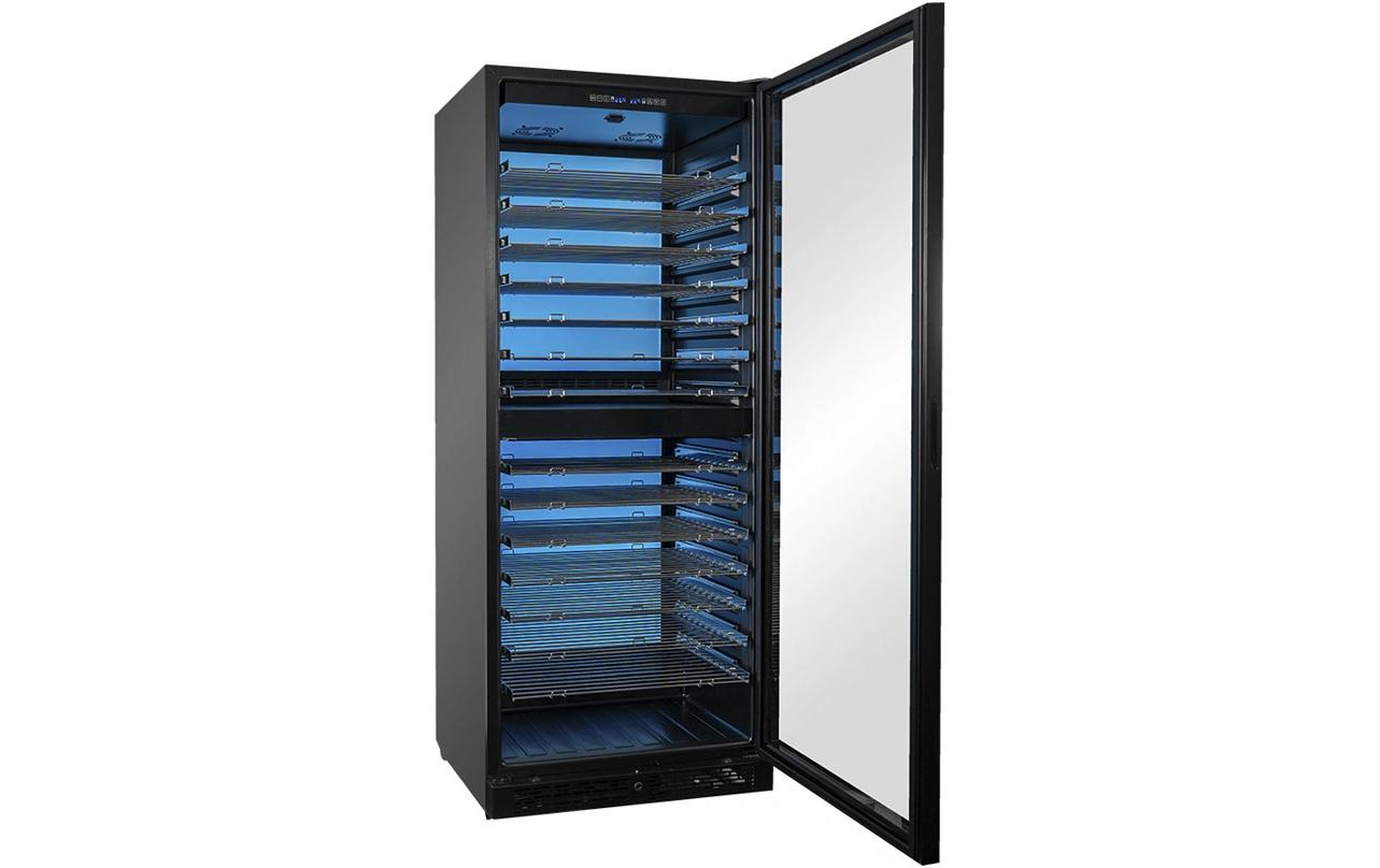 Kibernetik Weinkühlschrank WKH600A Rechts, Schwarz