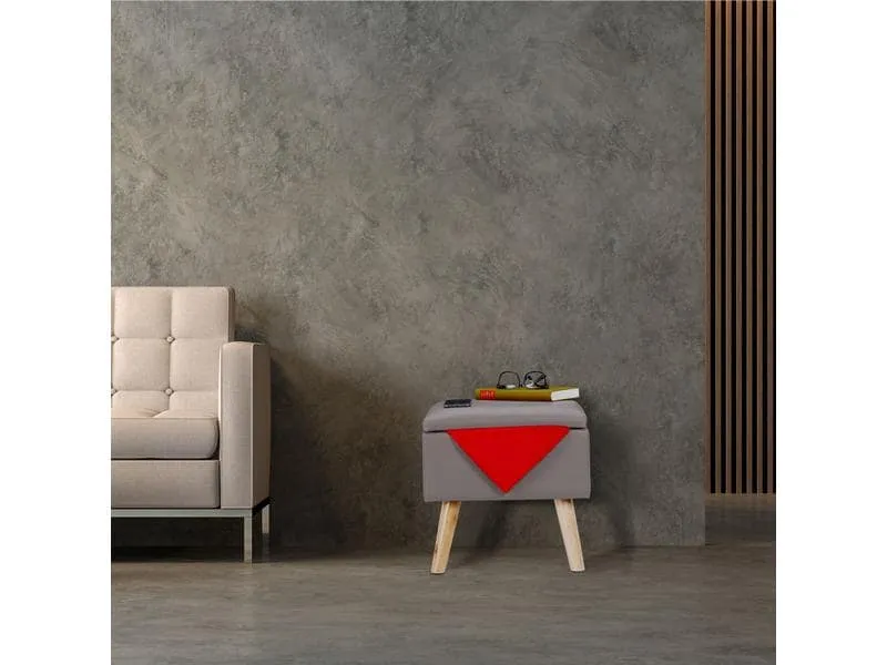 relaxdays Hocker Hellgrau