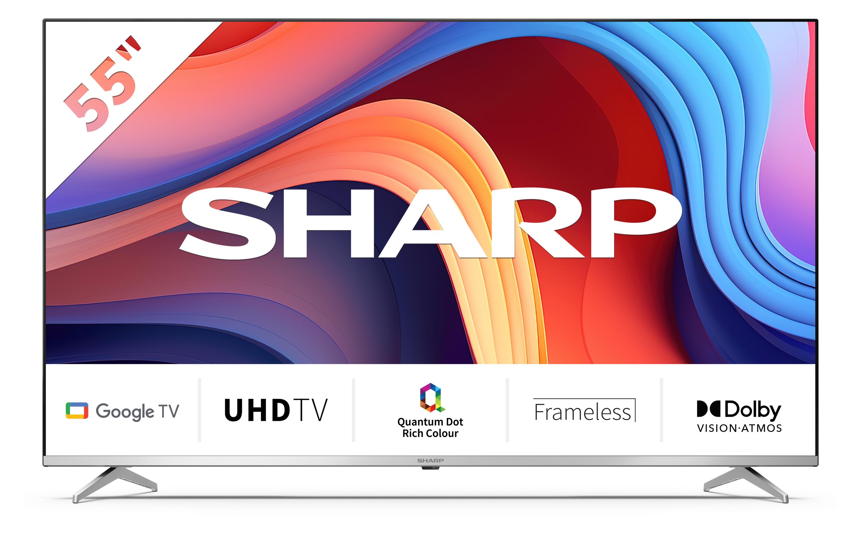 Sharp TV 55GP6260E 55, 3840 x 2160 (Ultra HD 4K), QLED
