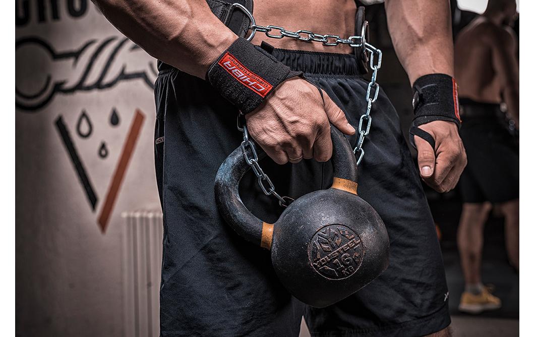 Chiba Fitness Handgelenkbandage Black Line One Size