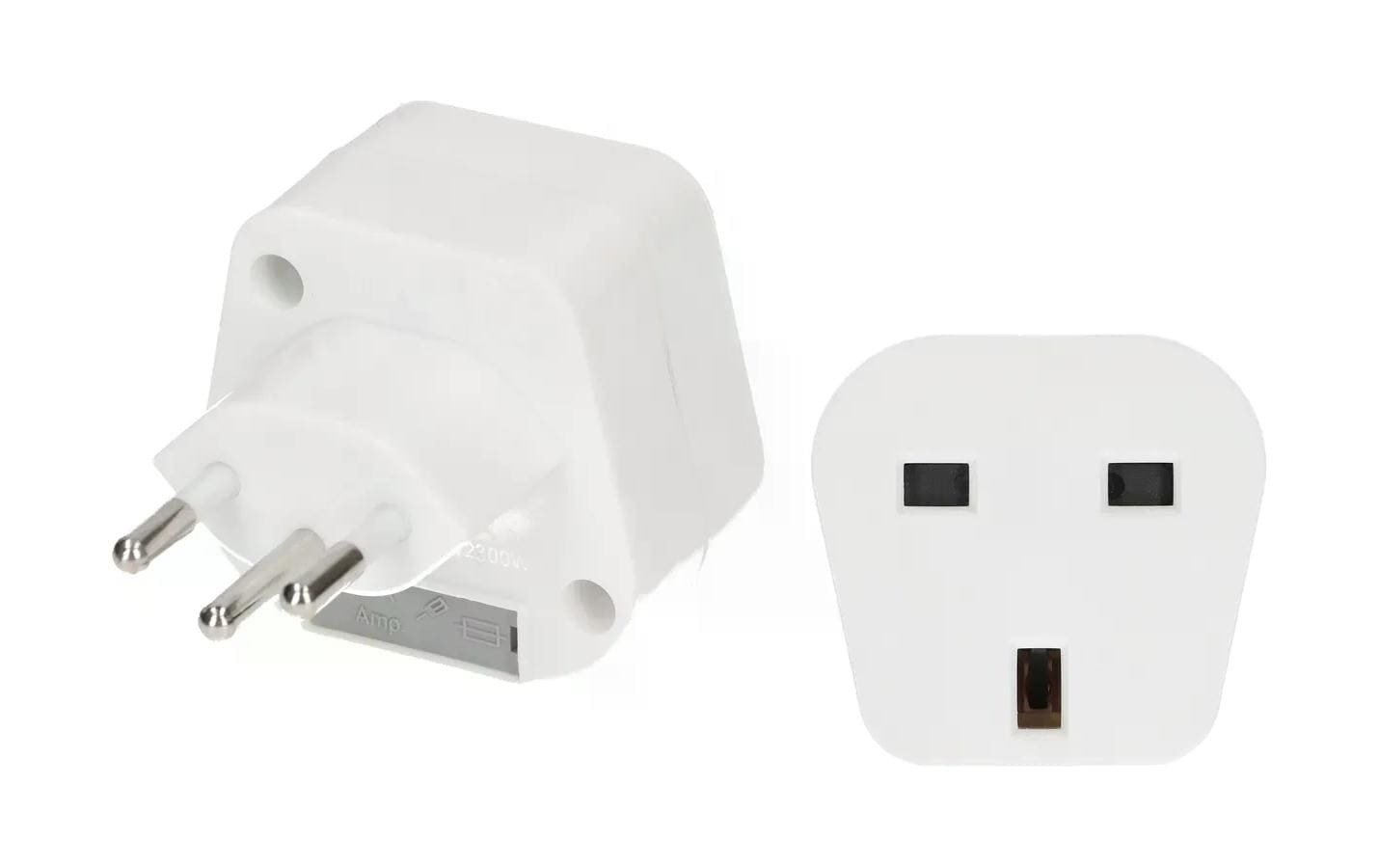 Max Hauri Reiseadapter GB – CH, Weiss