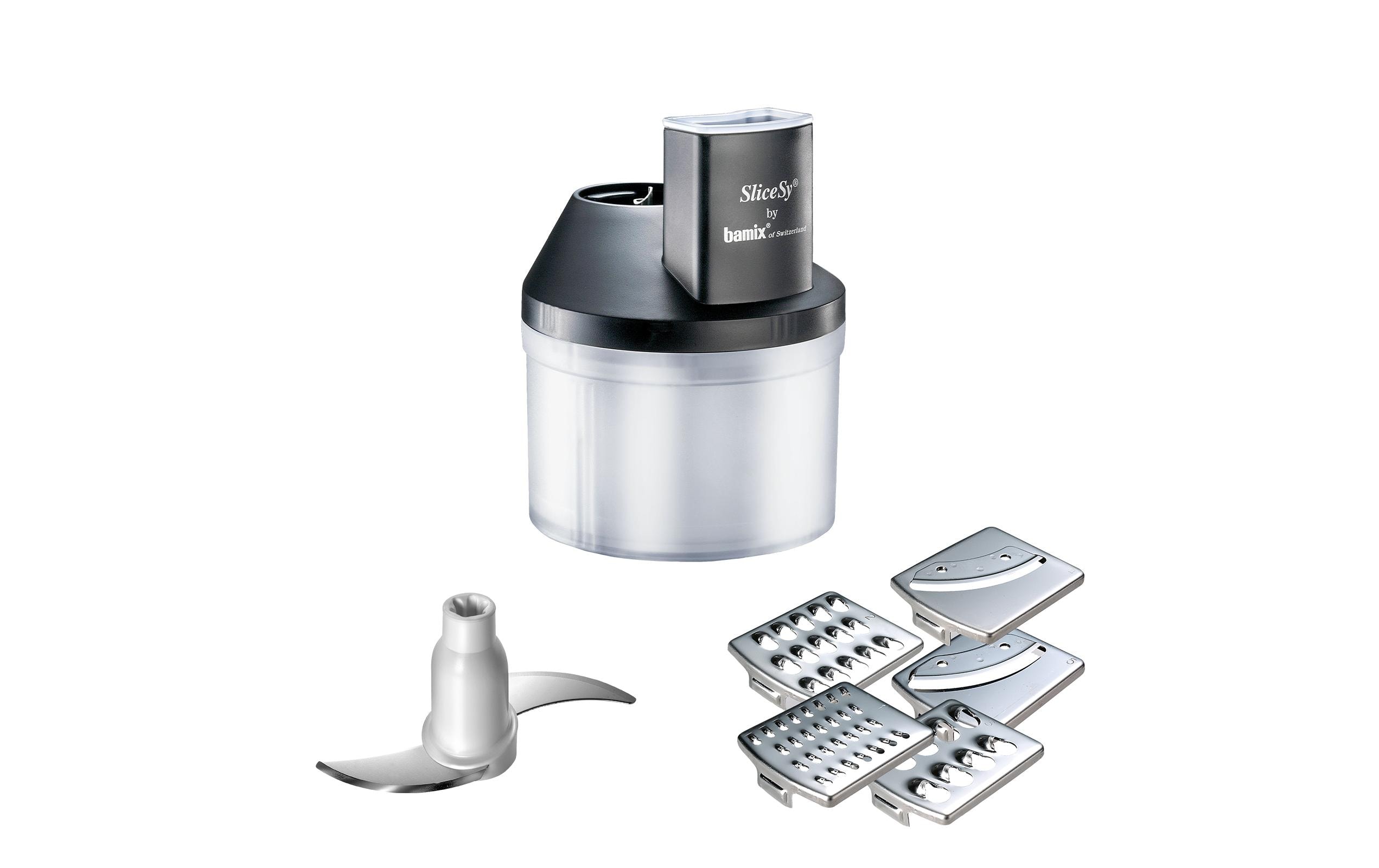 Bamix Zerkleinerer-Aufsatz SliceSy Schwarz