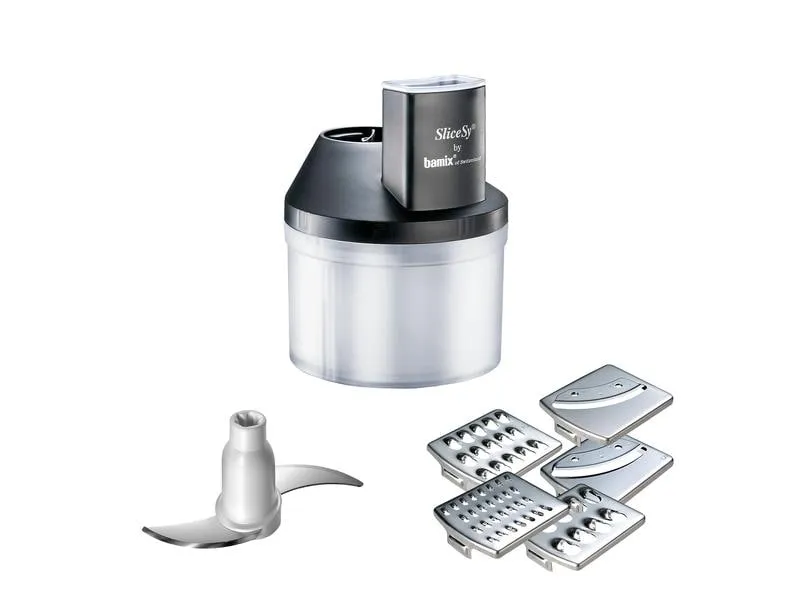 Bamix Zerkleinerer-Aufsatz SliceSy Schwarz Bamix Zerkleinerer-Aufsatz SliceSy Schwarz