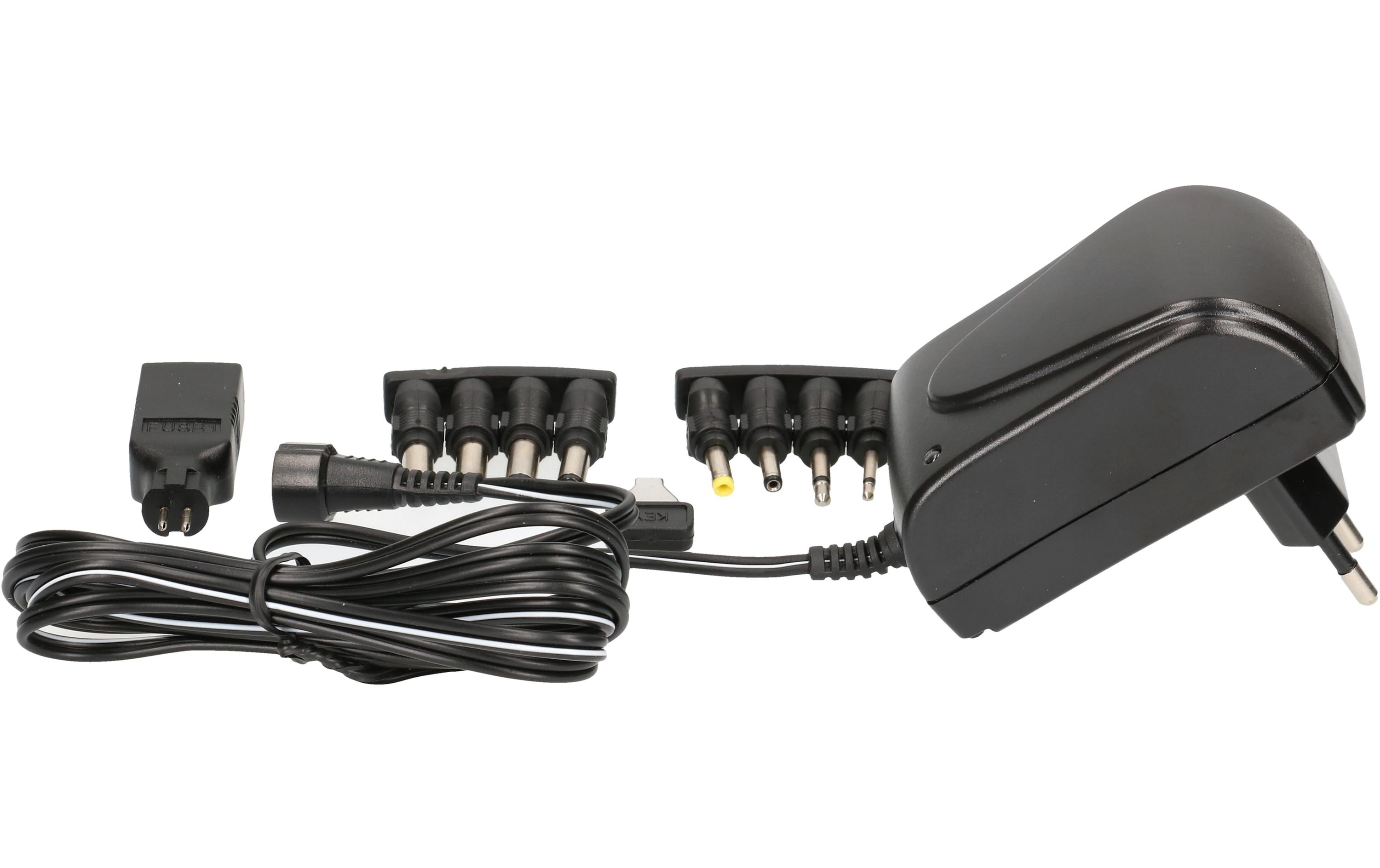 Max Hauri Steckernetzteil Universal 18 W, 3 - 12 V, 1500 mA Max Hauri Steckernetzteil Universal 18 W, 3 - 12 V, 1500 mA