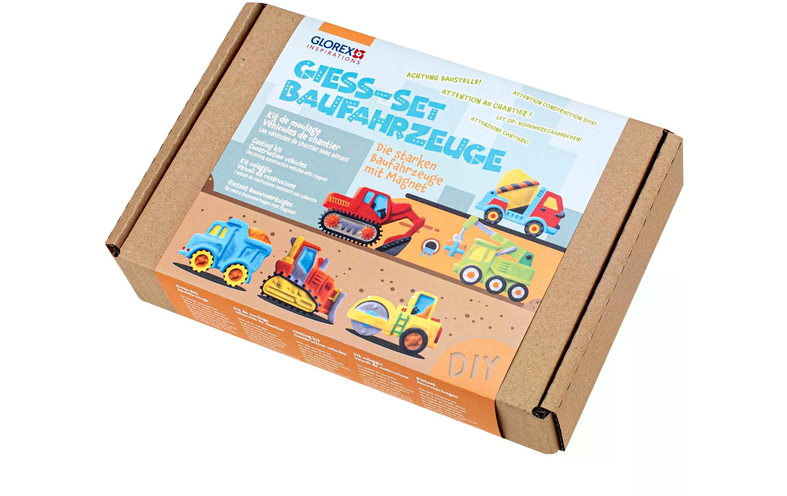 Glorex Modellier-Set Baufahrzeuge Glorex Modellier-Set Baufahrzeuge