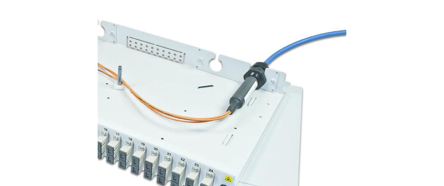 Lightwin 19 Verteiler Set Box mit 4x LC-Duplex OM4