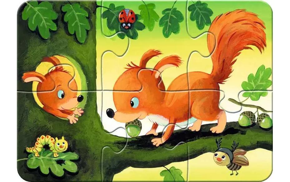 Ravensburger Kleinkinder Puzzle Kleine Tierfamilien