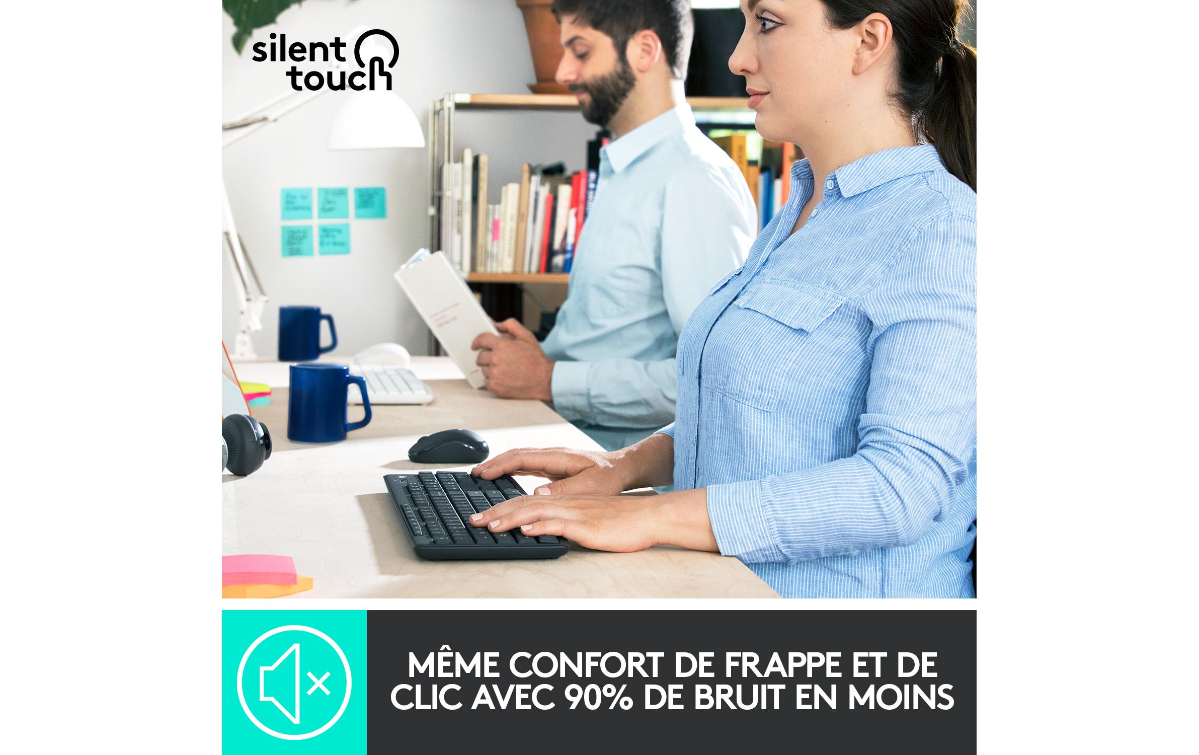 Logitech Tastatur-Maus-Set MK295 Graphite CH-Layout Logitech Tastatur-Maus-Set MK295 Graphite CH-Layout