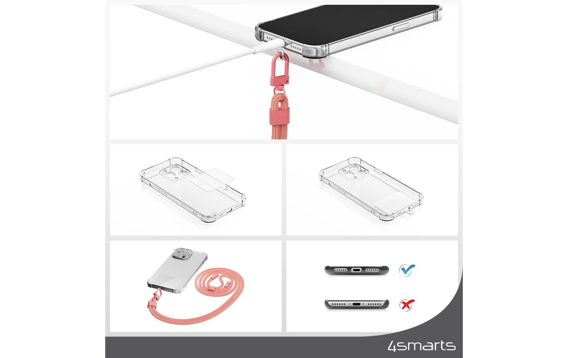 4smarts Tragegurt Universal PhonoLace Opal Rot 4smarts Tragegurt Universal PhonoLace Opal Rot