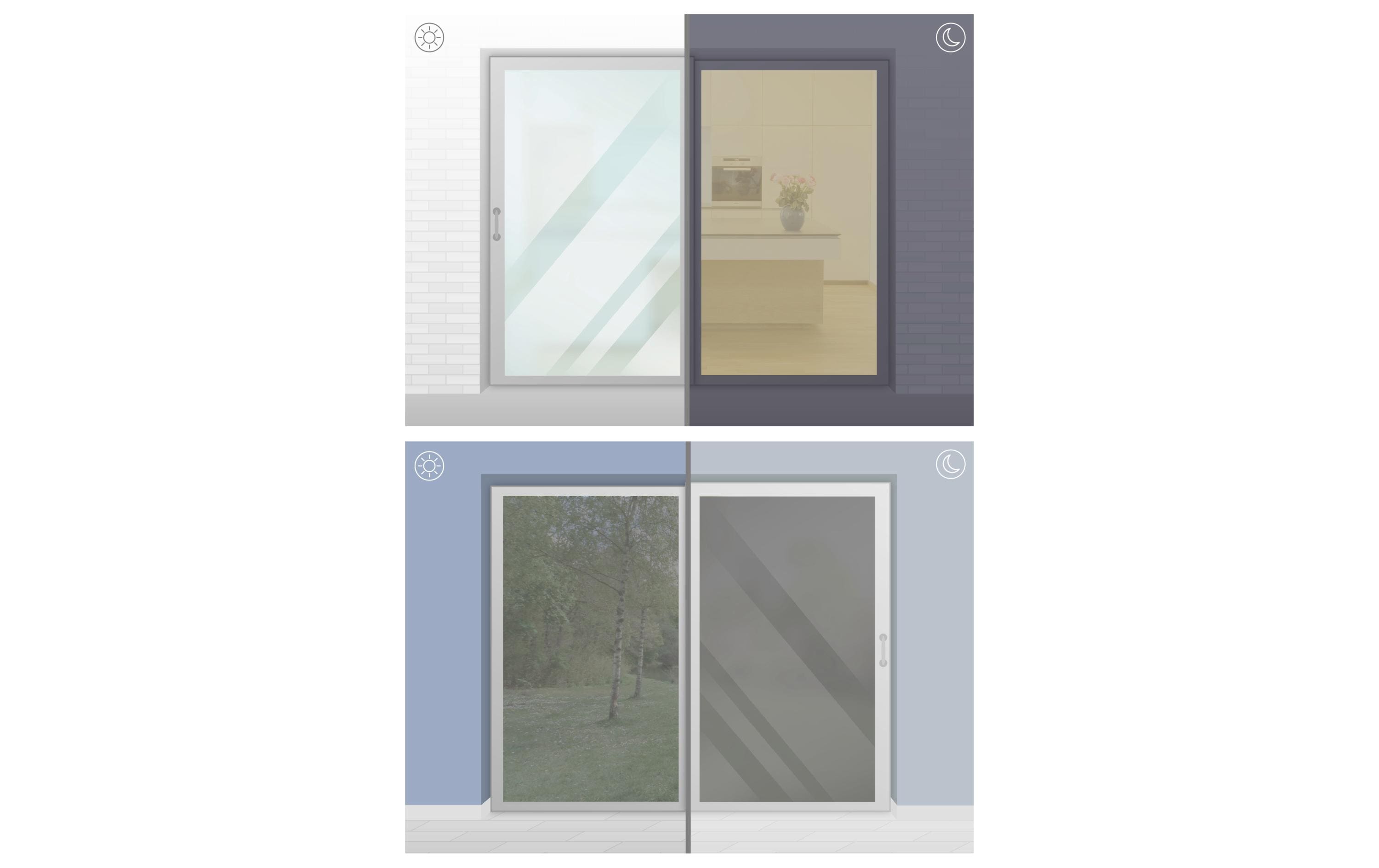 Gardinia Fensterfolie UV-Schutz 45 x 150 cm, Silber