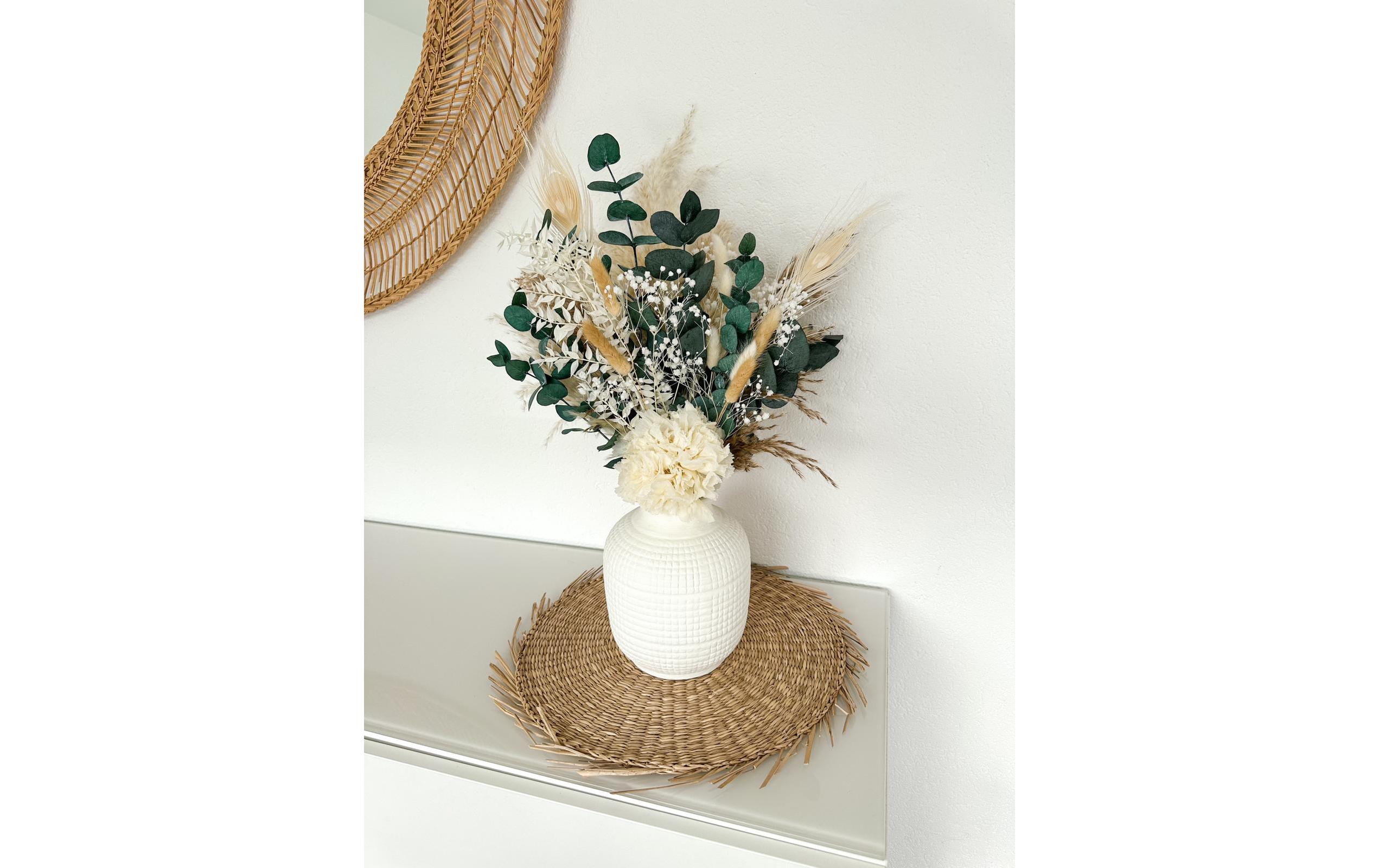 Soli Collection Trockenblumen Isabelle Weiss-Gelb/Grün/Braun Soli Collection Trockenblumen Isabelle Weiss-Gelb/Grün/Braun