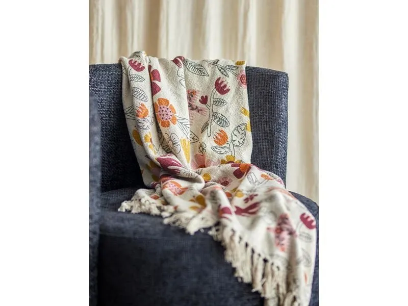 Bloomingville Tagesdecke Vivielle, 160 x 130 cm, Mehrfarbig Bloomingville Tagesdecke Vivielle, 160 x 130 cm, Mehrfarbig
