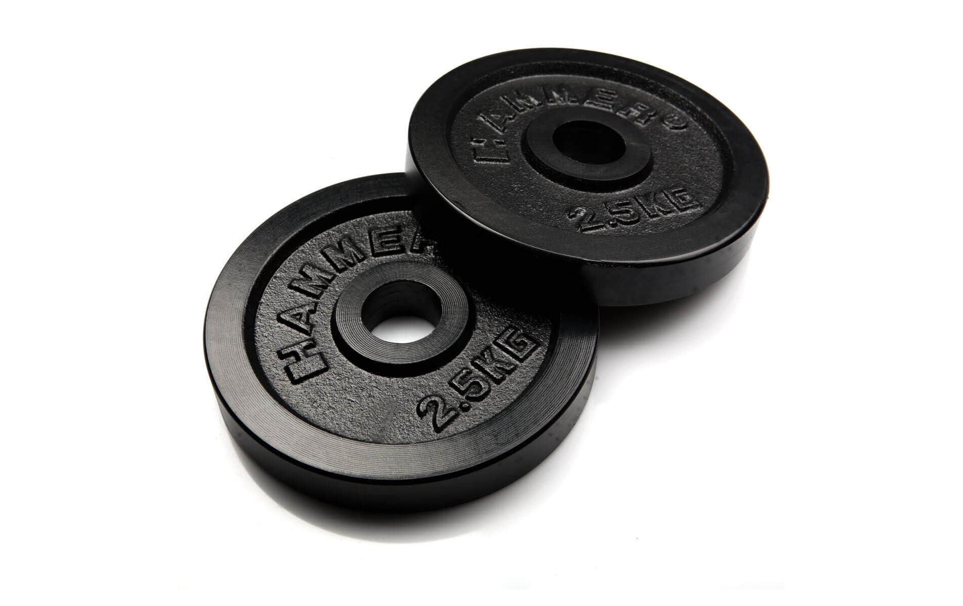HAMMER Gewichtsscheiben 2 x 2,5 kg