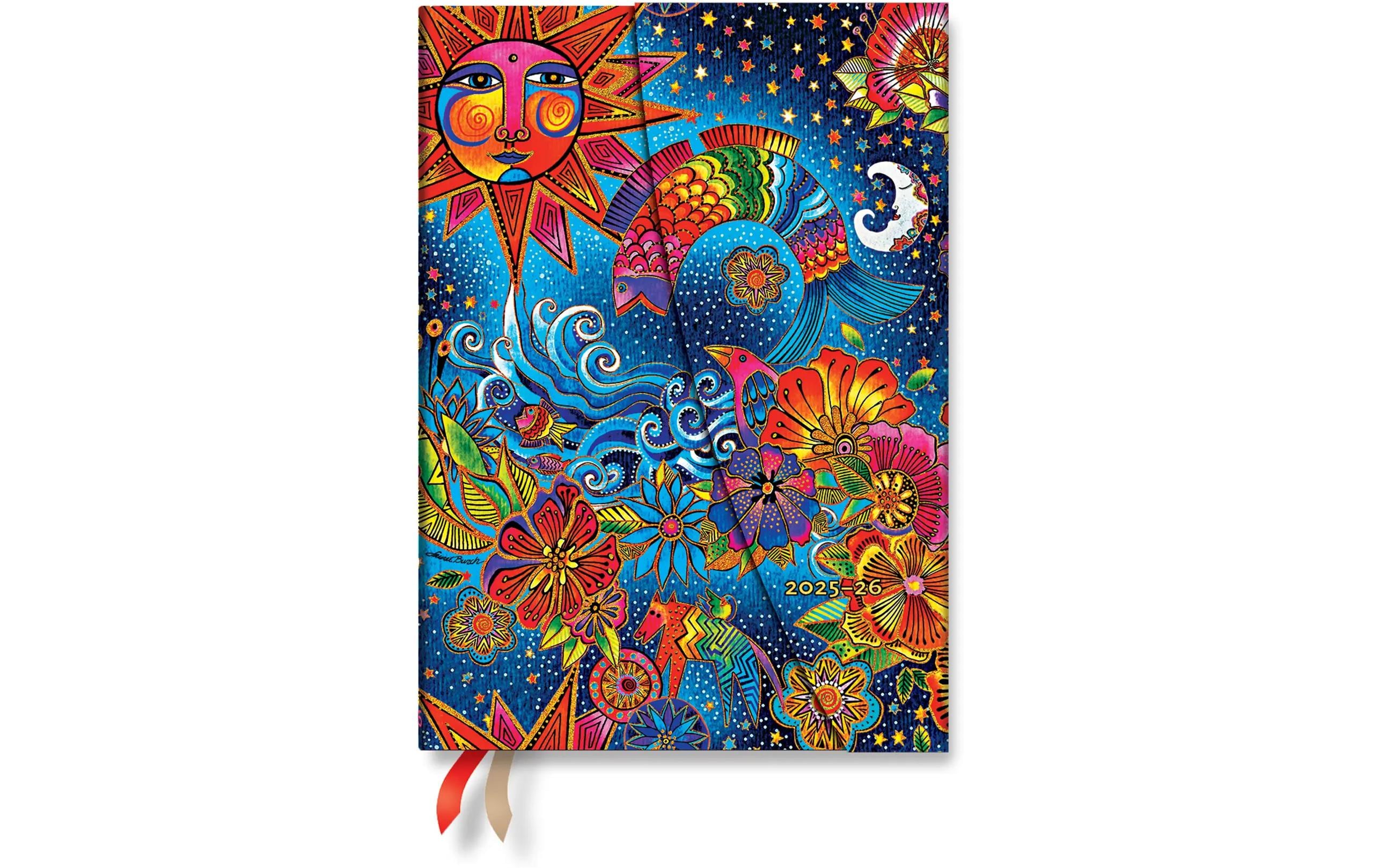 Paperblanks Wochenagenda Midi himml. Magie Juli 25-Dez 26, horizontal