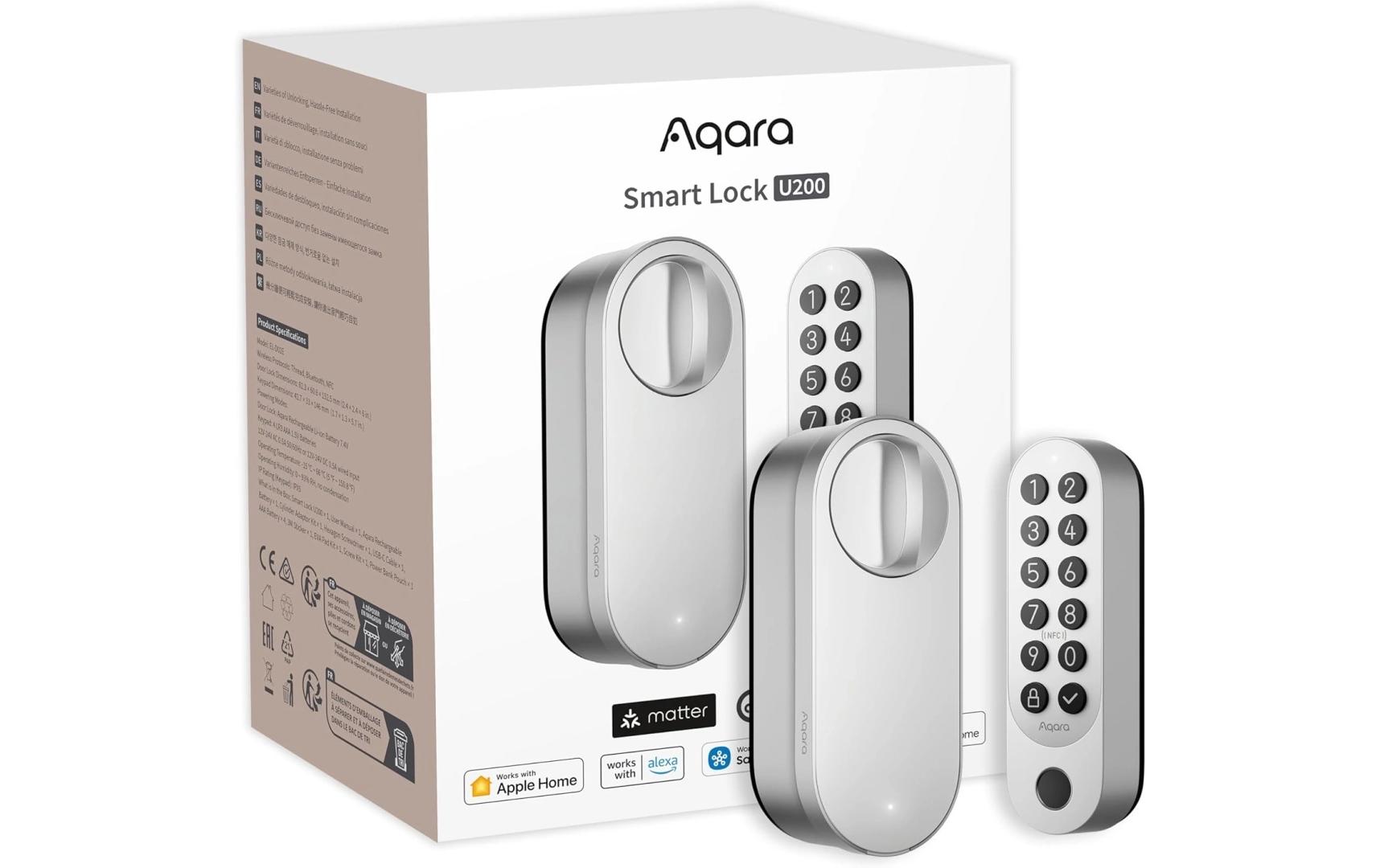 Aqara Smartes Türschloss U200 Silber