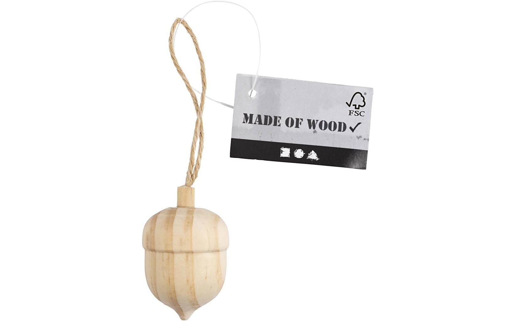 Creativ Company Deko Anhänger aus Holz 4 x 3 cm