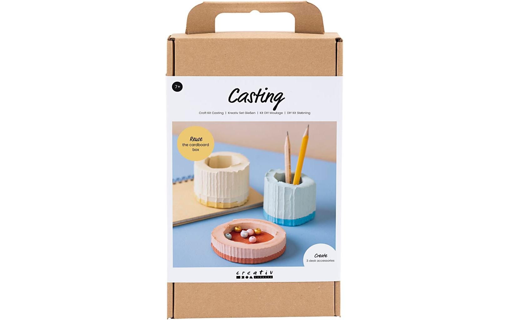 Creativ Company Bastelset Stiftehalter Giessen Mehrfarbig