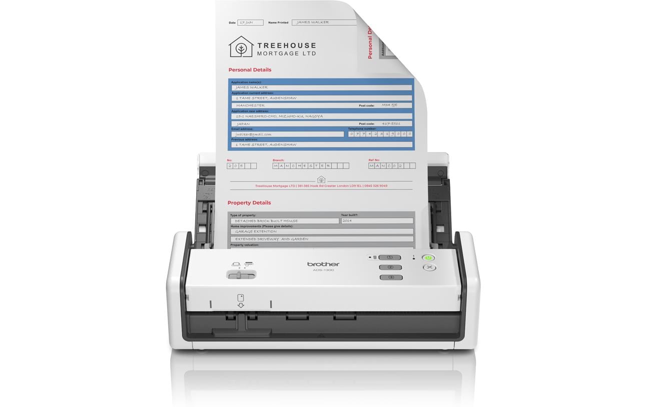 Brother Dokumentenscanner ADS-1300 Brother Dokumentenscanner ADS-1300