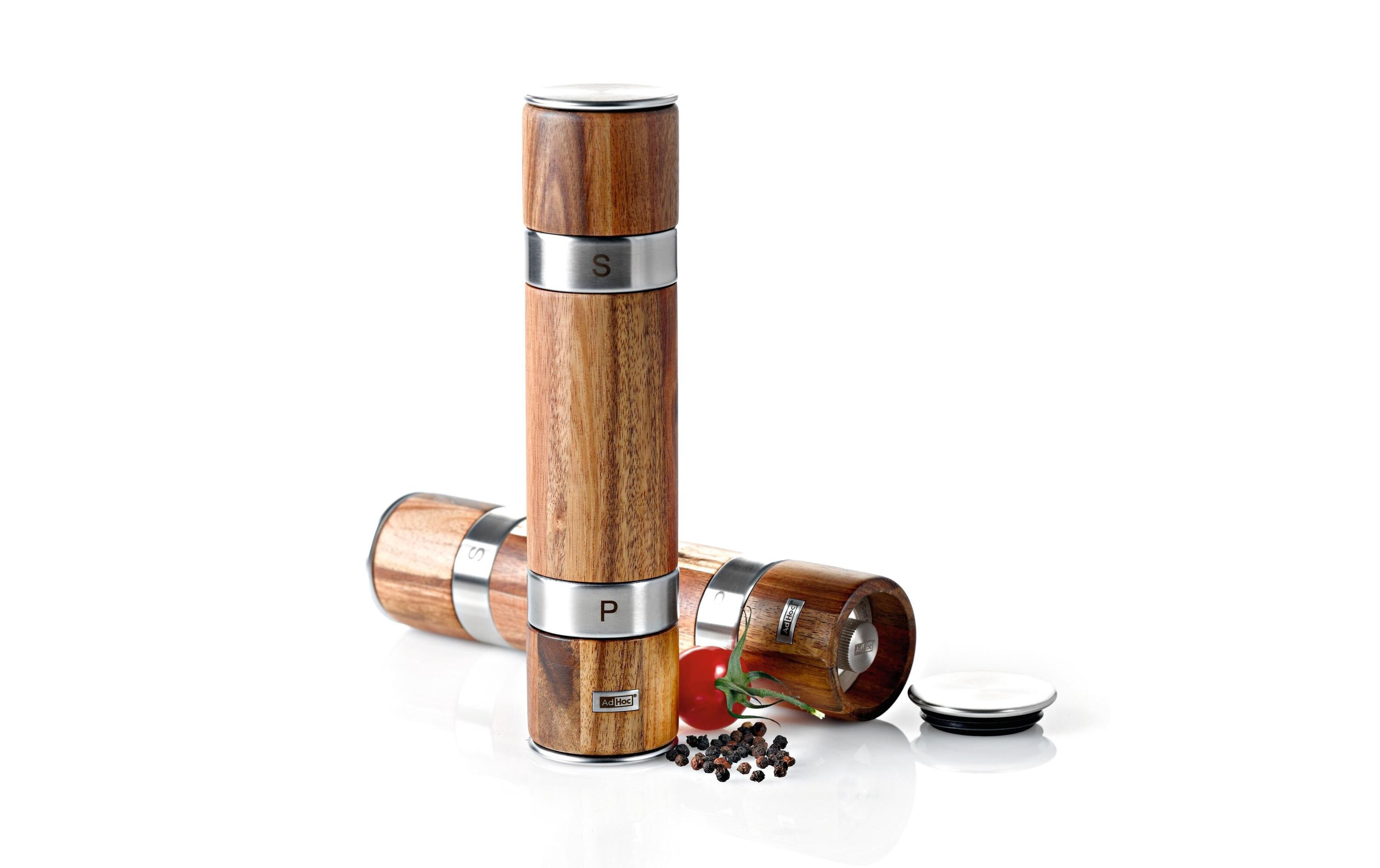AdHoc Salz- und Pfeffermühle Duomill 21 cm, Braun