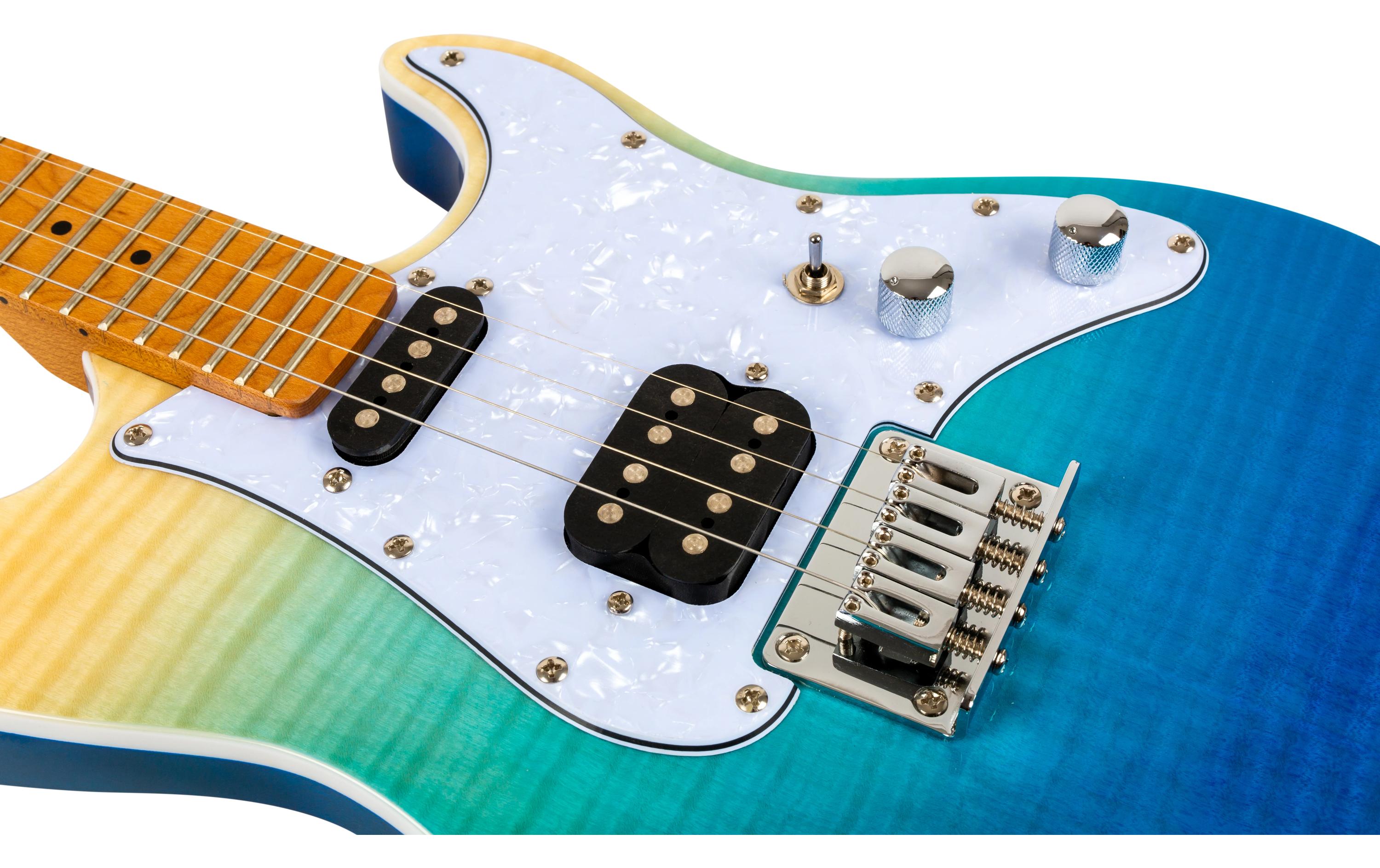 Flight Ukulele Rock Series – Transparent Blue