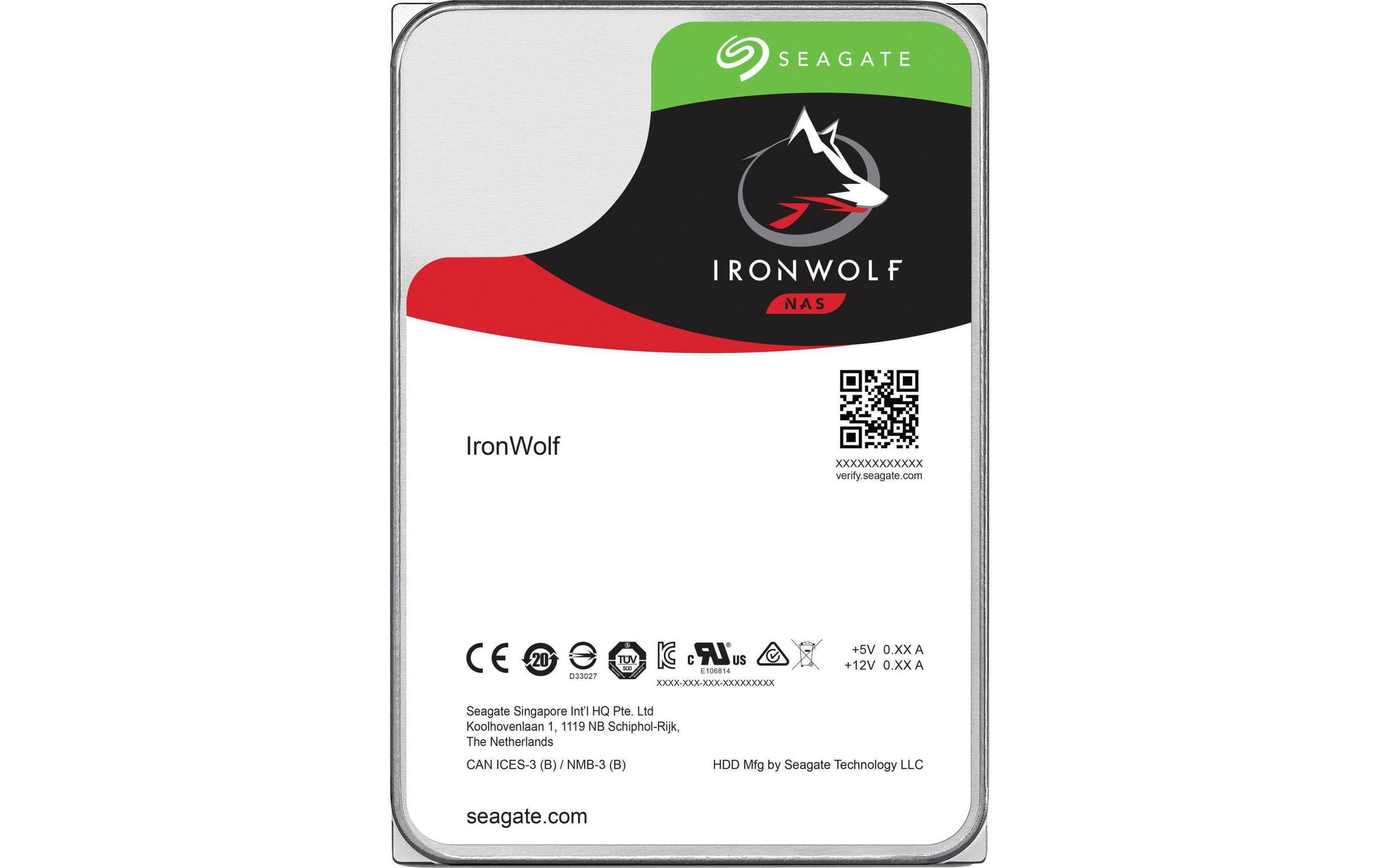 Seagate Harddisk IronWolf 3.5 SATA 12 TB