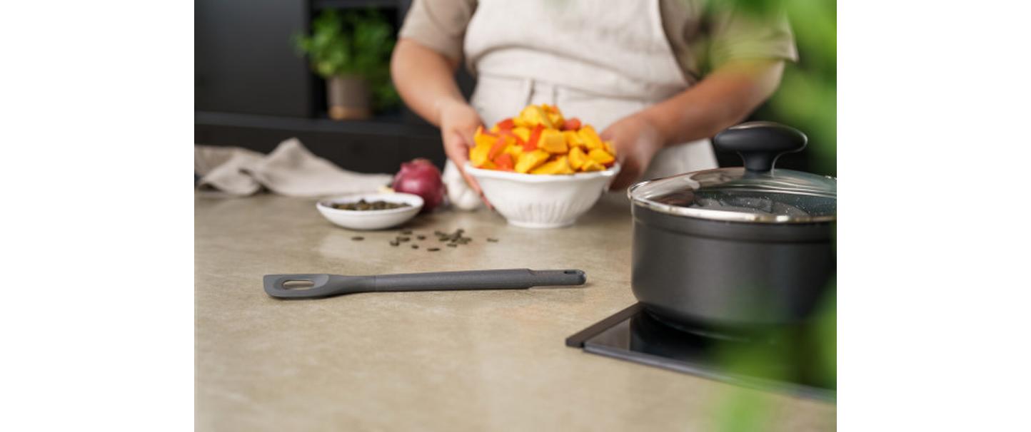 Zyliss Kochlöffel Grau/Schwarz