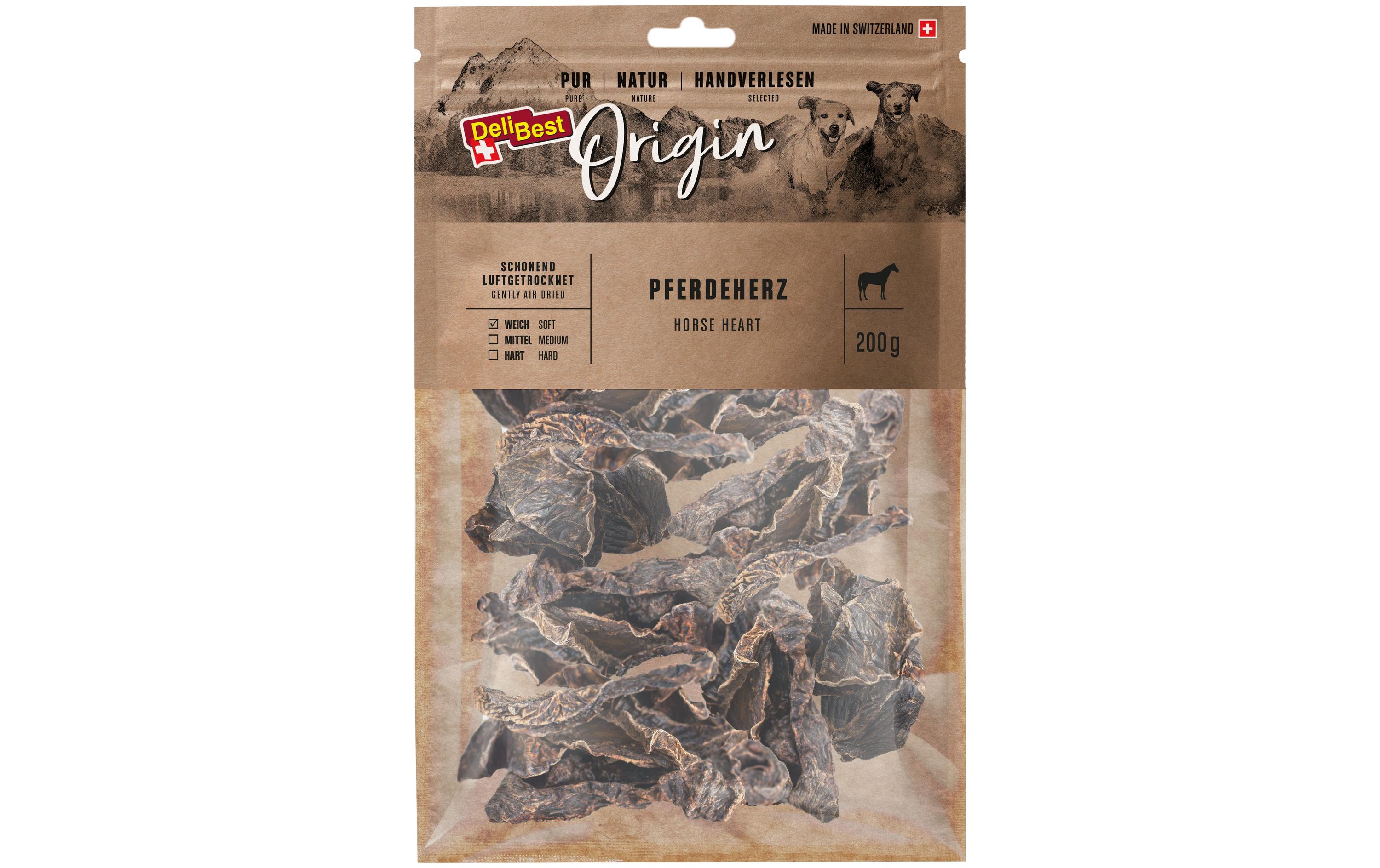 DeliBest Kausnack Origin Pferdeherz 200 g DeliBest Kausnack Origin Pferdeherz 200 g