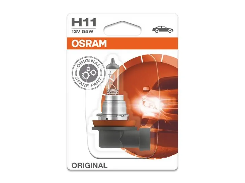 OSRAM Glühlampe H11 12V 55W PGJ19-2 PKW OSRAM Glühlampe H11 12V 55W PGJ19-2 PKW