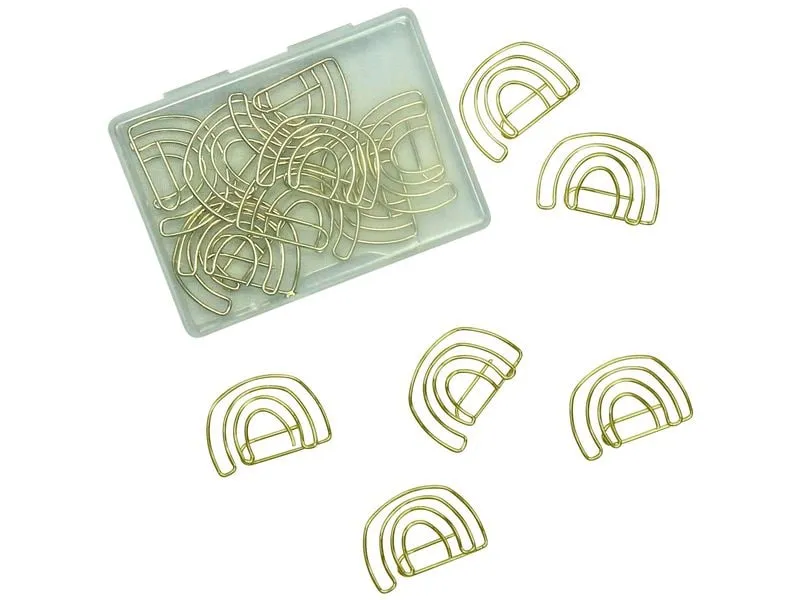 Papierdrachen Paper Clips Regenbogen Gold Papierdrachen Paper Clips Regenbogen Gold