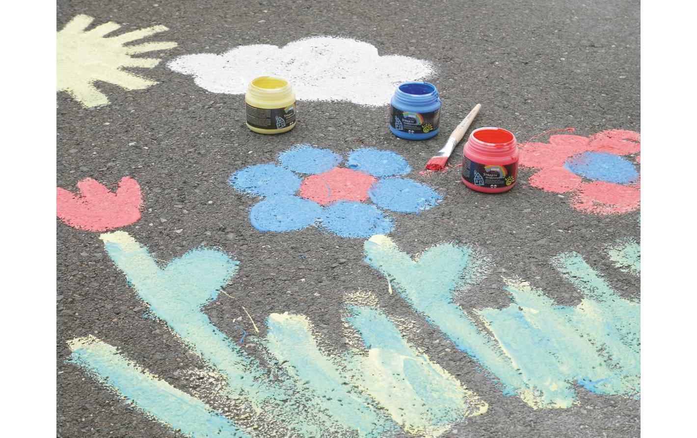 Kreul Strassenmalkreide flüssig Streety 4 Farben à 120 ml