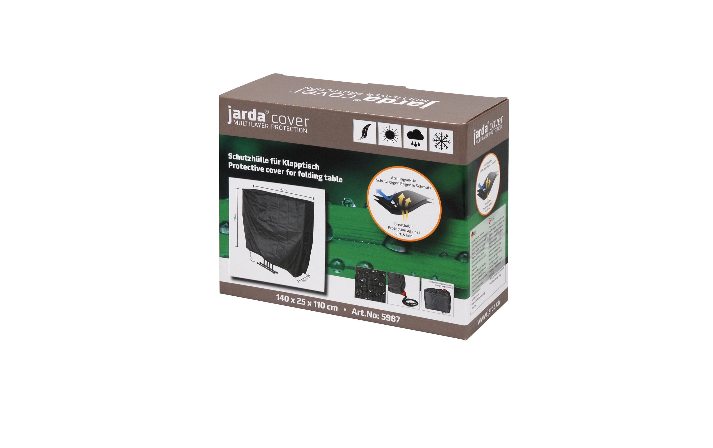 Jarda Cover Schutzhülle 140 x 25 x 110 cm, Klapptisch