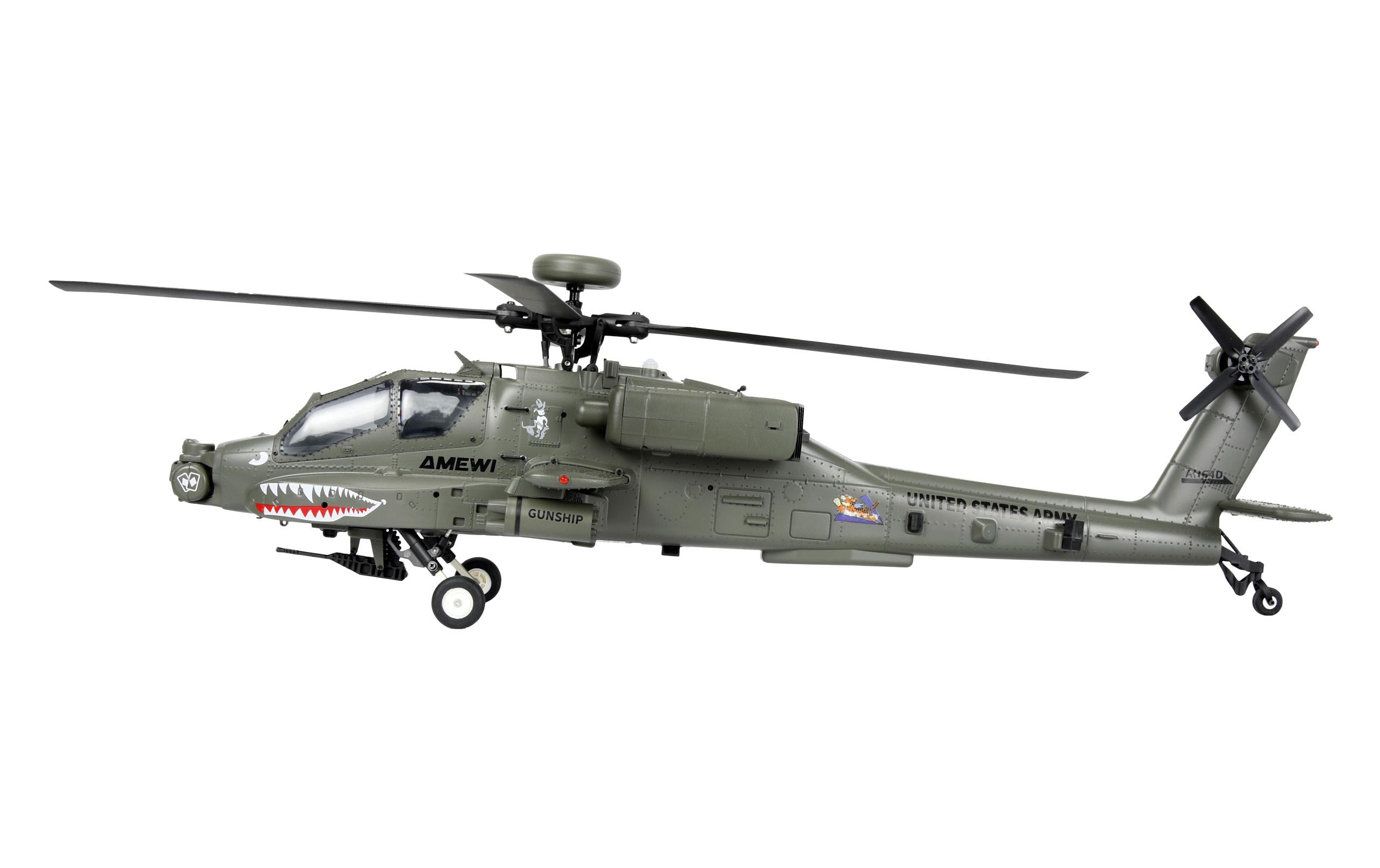 Amewi Helikopter Apache AH-64D CP RTF Grau