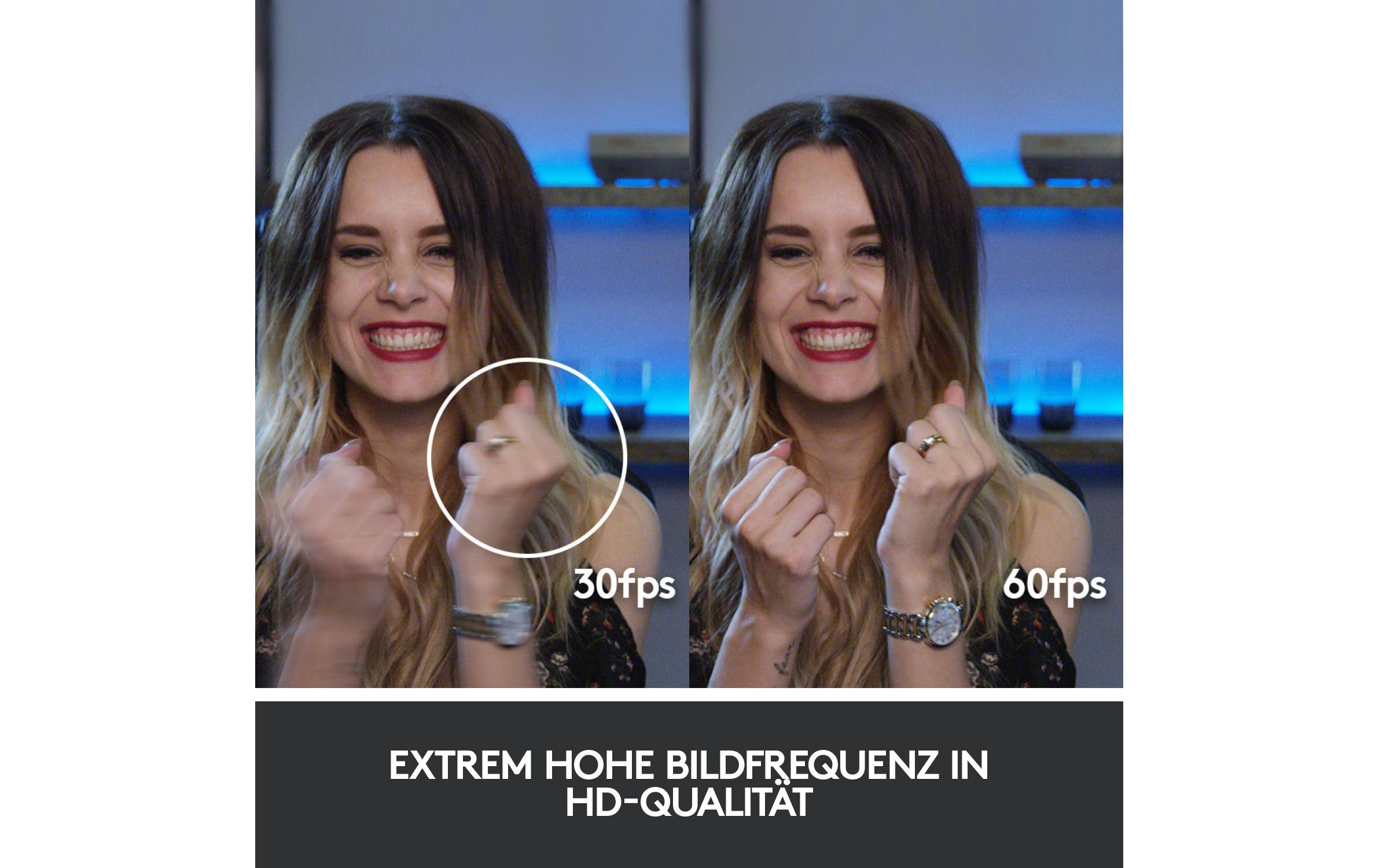 Logitech Webcam C922 Pro Stream , mit Stativ, Full-HD 1080p, USB